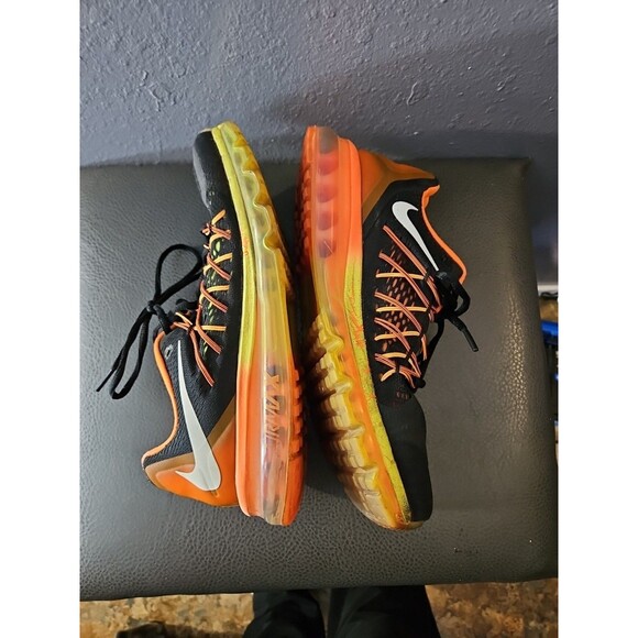 Size 10.5 - Nike Air Max 2014 Atomic Orange Volt Shoes EXCELLENT CONDITION (S20 - Picture 10 of 10